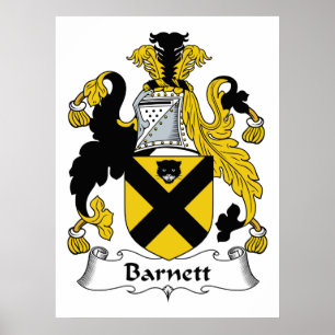 Barnett Familienwappen Poster