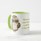 Barney die Schleiereule-Tasse Tasse (Vorderseite Links)