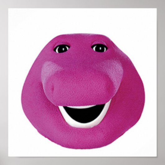 Barney Face Poster (Vorne)