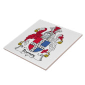 Barney-Familienwappen Fliese (Seite)