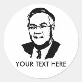 Barney Frank Gear Runder Aufkleber (Vorderseite)