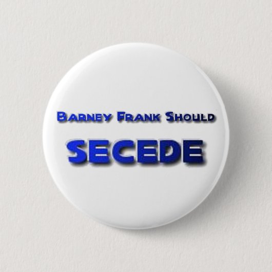 Barney-Frank Secede Button (Vorderseite)