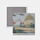 Barney kämpft gegen ein Duell Magnet (Vorderseite/Rückseite)