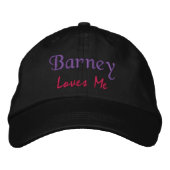 Barney Lieben Me bestickt Name Hat / Cap Bestickte Kappe (Vorderseite)