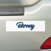 Barney Name blue Aufkleber Sticker Autoaufkleber (Auf Auto)