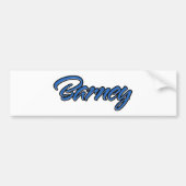 Barney Name blue Aufkleber Sticker Autoaufkleber (Vorne)