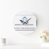 Barney Roller Rink Wall Clock Große Wanduhr (Zuhause)