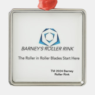 Barney Roller Rink Weihnachten 2024 Ornament Aus Metall