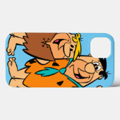 Barney Rubble and Fred Flintstone Case-Mate iPhone Hülle (Rückseite (Horizontal))