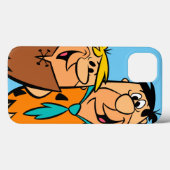 Barney Rubble and Fred Flintstone Case-Mate iPhone Hülle (Rückseite (Horizontal))