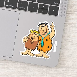 Barney Rubble und Fred Flintstone Aufkleber