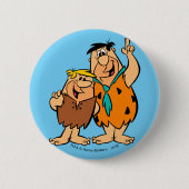 Barney Rubble und Fred Flintstone Button (Vorderseite)