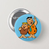 Barney Rubble und Fred Flintstone Button (Vorne & Hinten)