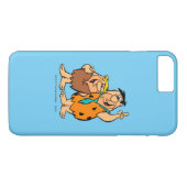 Barney Rubble und Fred Flintstone Case-Mate iPhone Hülle (Rückseite (Horizontal))