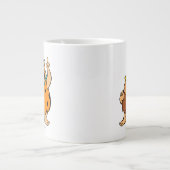 Barney Rubble und Fred Flintstone Jumbo-Tasse (Vorderseite)