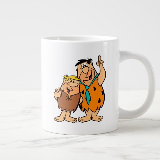 Barney Rubble und Fred Flintstone Jumbo-Tasse (Rechts)