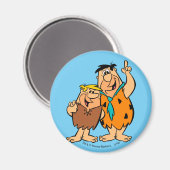 Barney Rubble und Fred Flintstone Magnet (Vorderseite/Rückseite)