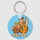 Barney Rubble und Fred Flintstone Schlüsselanhänger (Vorderseite)
