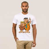 Barney Rubble und Fred Flintstone T-Shirt (Vorne ganz)