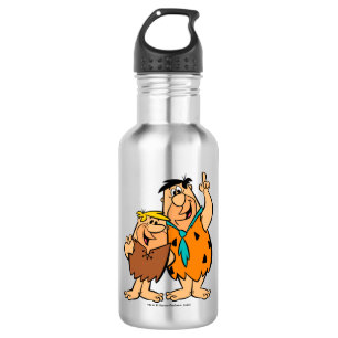 Barney-Schaum und Fred-Flintstone Edelstahlflasche