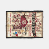 Barnfest IV Andenken-Decke Fleecedecke (Vorderseite (Horizontal))