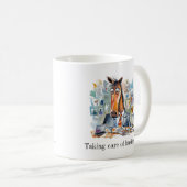 Barngeschäftskaffee-Tasse. Kaffeetasse (VorderseiteRechts)