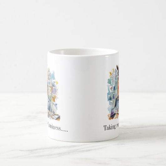 Barngeschäftskaffee-Tasse. Kaffeetasse (Mittel)