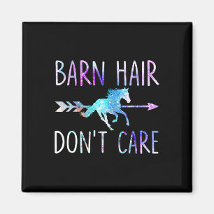 Barnhaar Dont Care Liebe Reiten Reiten Reitsport R Magnet