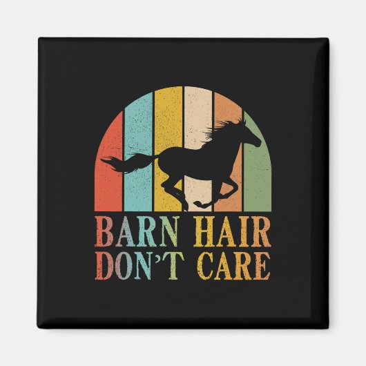 Barnhaar Dont Care Reiten Eque Magnet (Vorne)