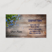 Barnholz-Blume botanischer Naturflorist Visitenkarte (Vorderseite)