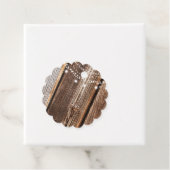 Barnholz & Streichellichter Rustikale Hochzeit Geschenkanhänger (Beispiel)