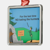 Bärnjäger Silbernes Ornament (Links)