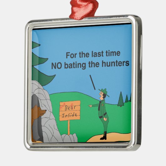 Bärnjäger Silbernes Ornament (Links)