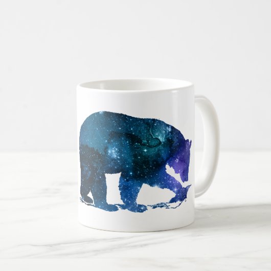 Bärnkunst-Aquarellart Kaffeetasse (VorderseiteRechts)