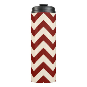 Barnrot Chevron Thermosbecher