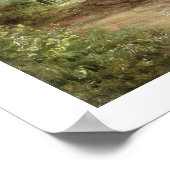 Barns in Flatford (Öl auf Leinwand) Poster (Ecke)