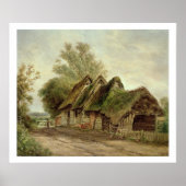 Barns in Flatford (Öl auf Leinwand) Poster (Vorne)