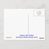 BARNS POSTKARTE (Rückseite)