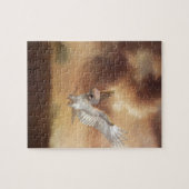 Barnschale in Flight Digital Painting Puzzle (Horizontal)