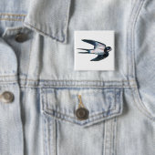 Barnschlucken Flying Illustration Button (Beispiel)
