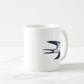 Barnschlucken Flying Illustration Kaffeetasse (VorderseiteRechts)