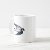 Barnschlucken Flying Illustration Kaffeetasse (Vorderseite Links)
