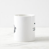 Barnschlucken Flying Illustration Kaffeetasse (Mittel)
