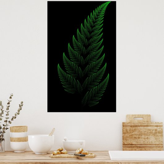 Barnsley Fern Poster (Küche)
