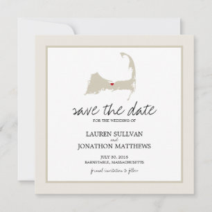 Barnstable Cape Cod Wedding Save the Date