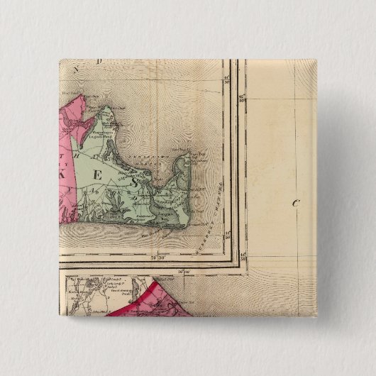 Barnstable, Dukes, Nantucket-Landkreis Button (Vorderseite)