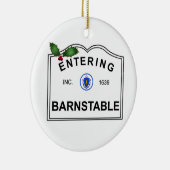 Barnstable MA Keramik Ornament (Rechts)