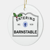 Barnstable MA Keramik Ornament (Links)