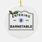 Barnstable MA Keramik Ornament (Hinten)