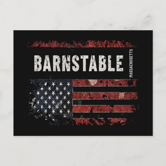 Barnstable Massachusetts Postkarte (Vorderseite)